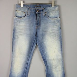 Nudie Acid Wash Denim Jeans Size W36/L34
